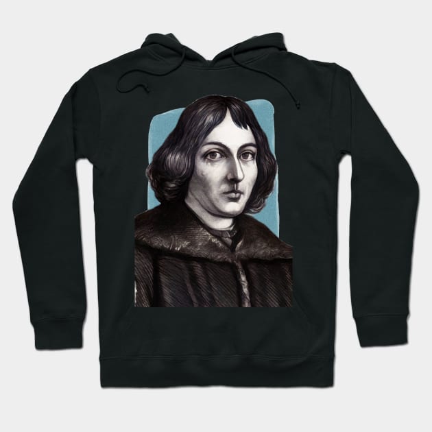 Polish Astronomer Nicolaus Copernicus illustration Hoodie by Litstoy 